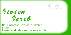 vivien vereb business card